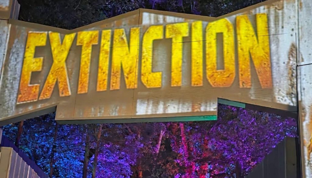 extinction-sign-at-night